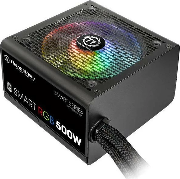 Kasë Thermaltake Smart RGB 500W, jo-modular, me ndriçim RGB