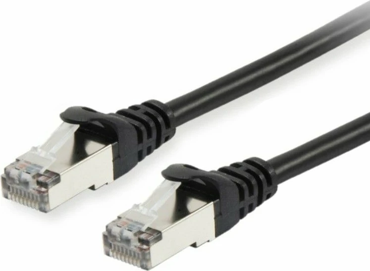 Kabllo rrjeti Cat6a Equip S/FTP 25m, RJ-45, e zezë