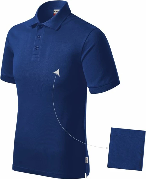 Polo Malfini për meshkuj, e kaltër