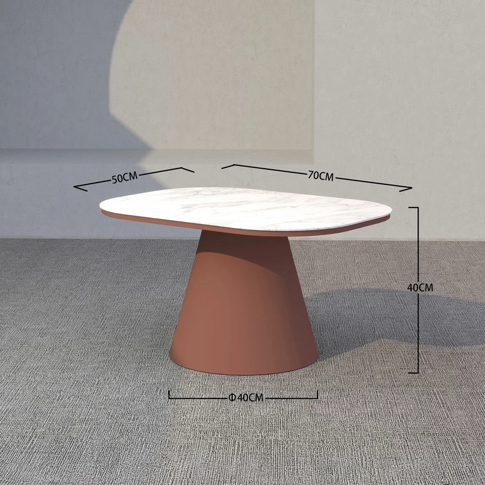 Set lounge TORRE 1+2+2, terrakote, 198x81x66cm