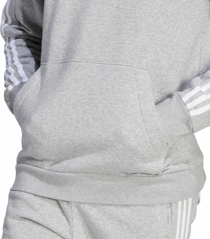 Duks me kapuç për meshkuj adidas, gri