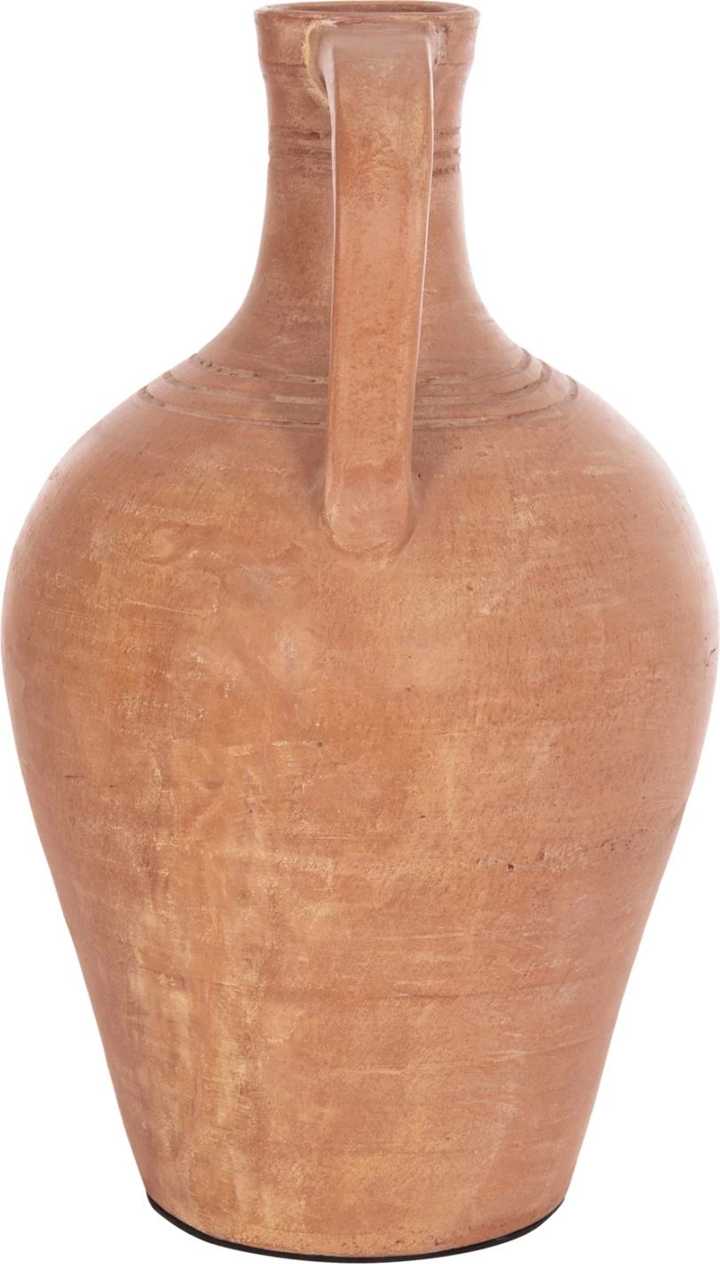 Vazo dekorative (amfora), terrakotë natyrale, FEAX FH4676.08L, 35x35x58cm