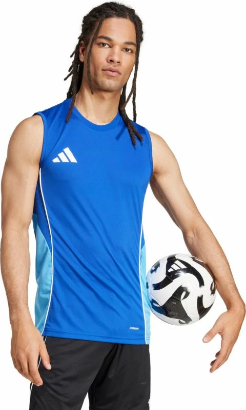 Fanellë pa mëngë për meshkuj adidas, e kaltër