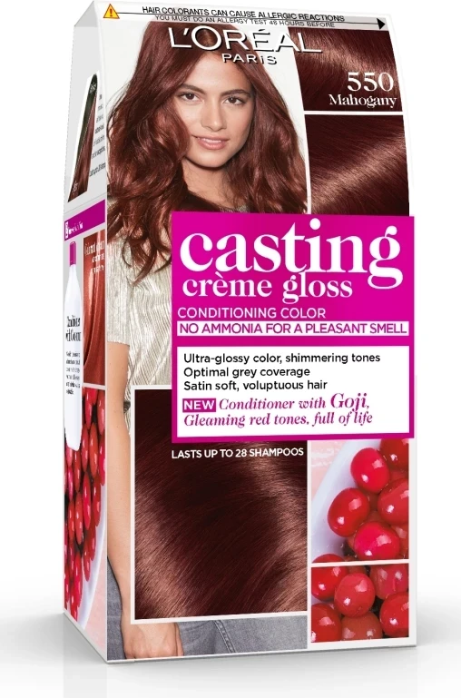 Ngjyrë për flokë Loreal Casting, 550 Mahogany 48 ml