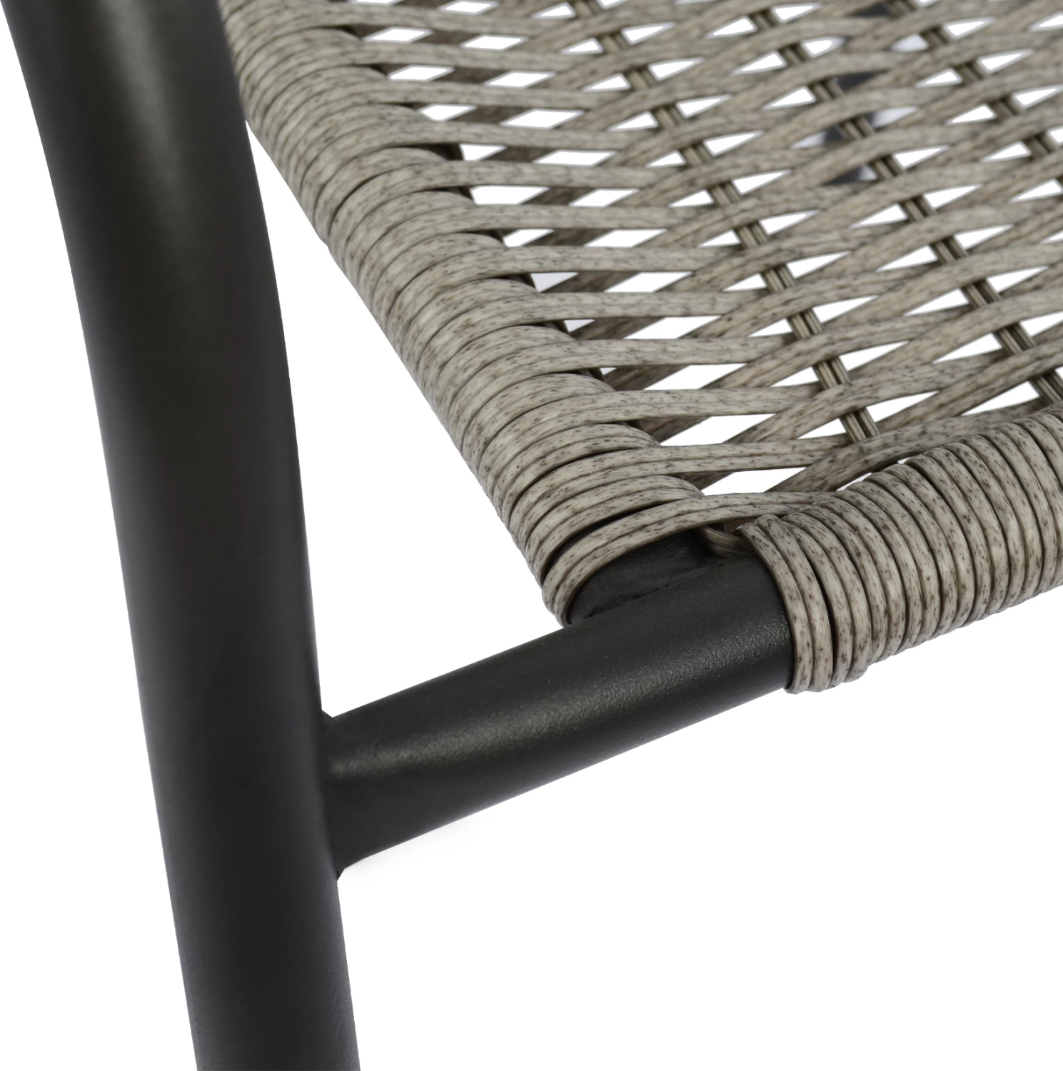 Karrige për jashtë Camel FH5015.01, ngjyrë gri metalike me thurje, 48x48-53x72 cm