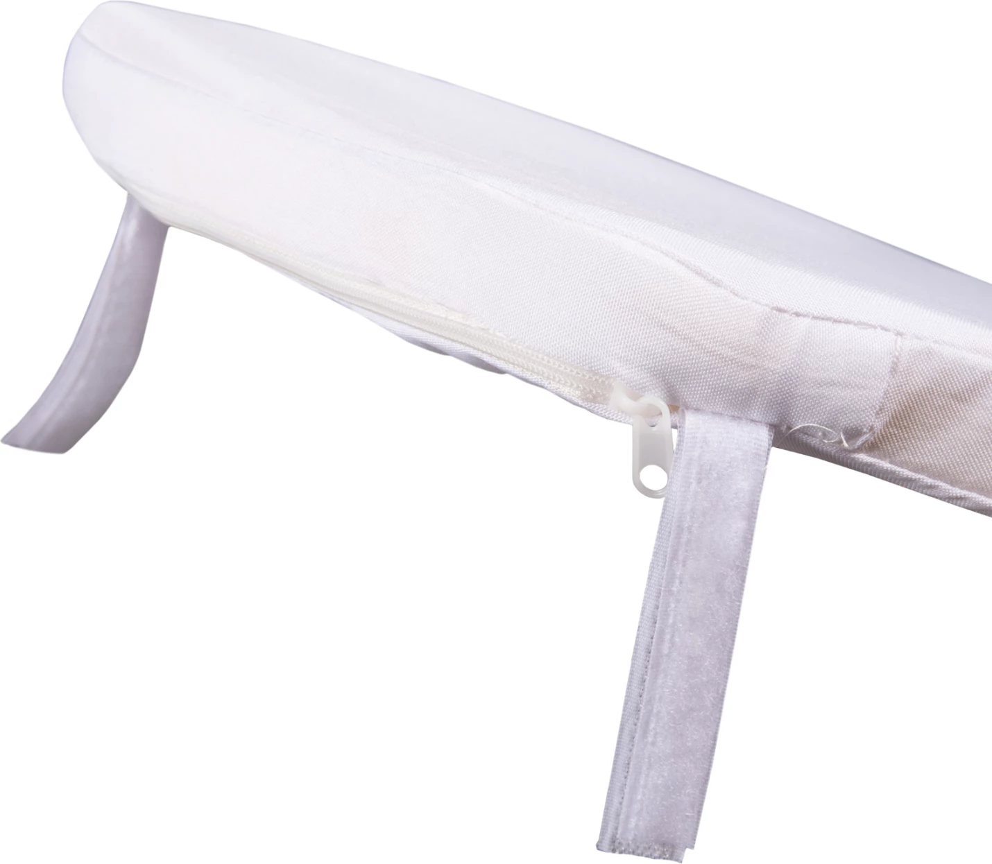 Jastëk për karrige TIFFANYS FH8058.41FC me pëlhurë të bardhë që nuk përthith ujin, 3 cm trashësi