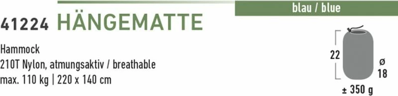 Hamake High Peak, blu