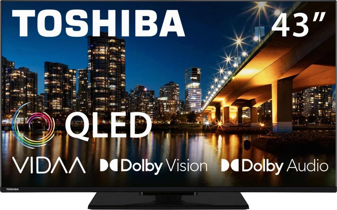 Televizor QLED Toshiba 43QV3463DG, 43", Ultra HD/4K, Smart TV, i zi