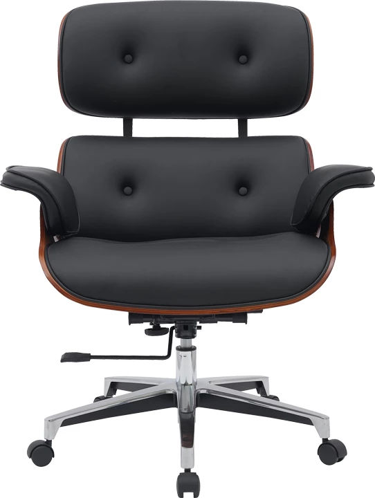 Karrige për zyre Kobane, e zezë/dru