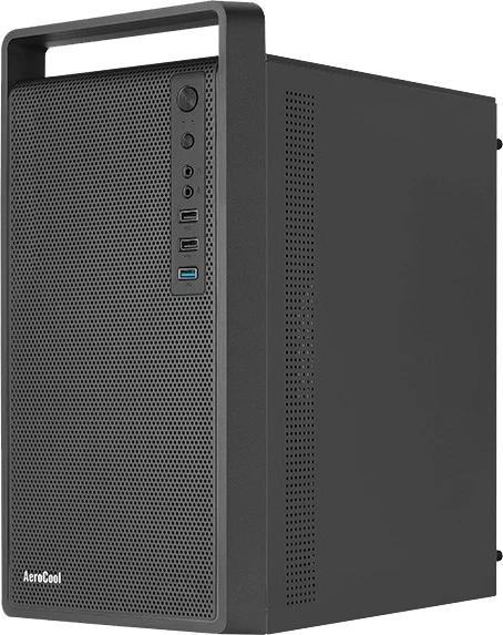 Kasë Aerocool PGS CS-109-G-BK-v1 FRGB, e zezë