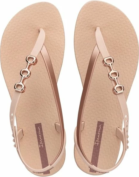 Sandale flip-flop për femra Ipanema, bezhë