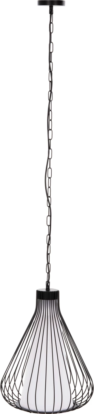 Llambë varëse tavani, kapak metali i zi, FH4074, Φ33x141H cm