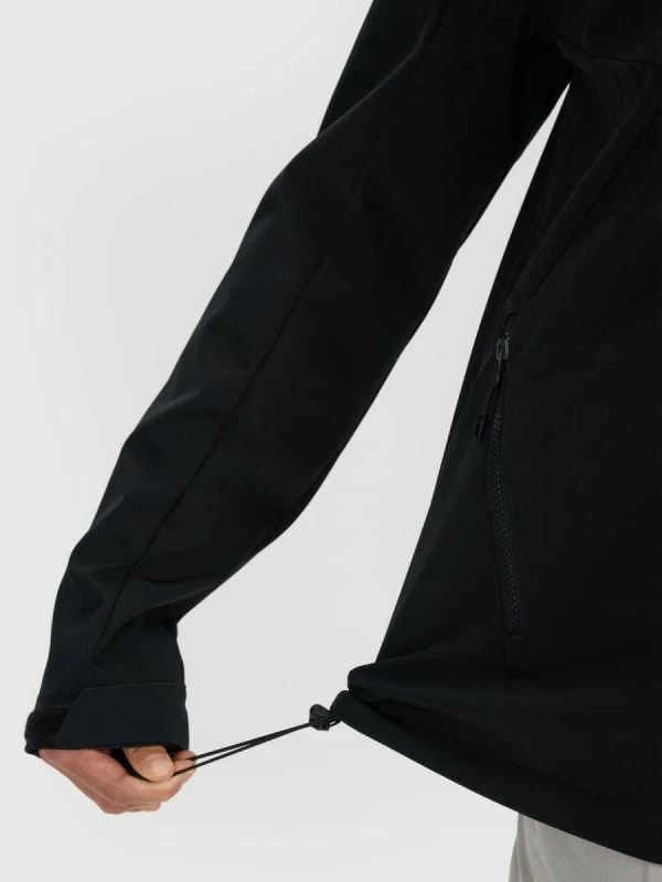 Jakne softshell për meshkuj 4F, e zezë