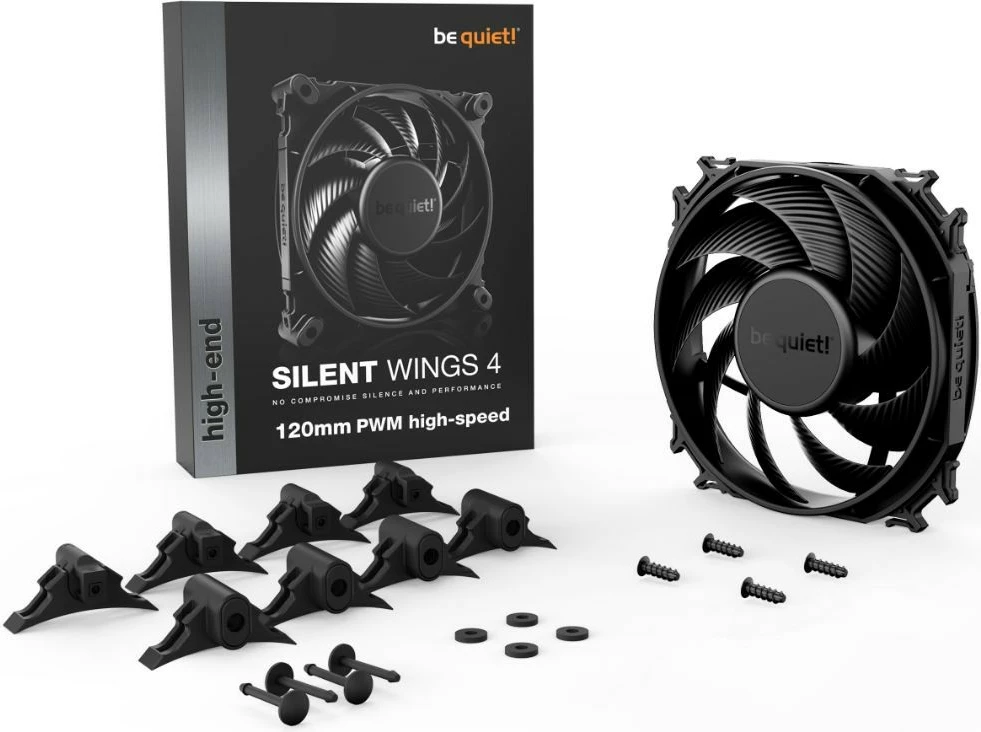 Ventilator kase Be quiet! Silent Wings 4 140mm PWM H-S Fan, i zi