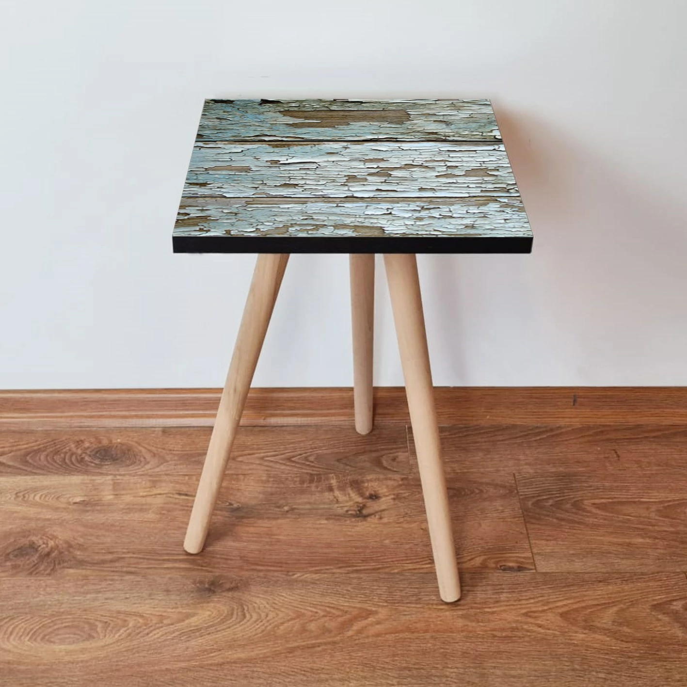 Tavolinë anësore Skye Decor, Shp257, bezhë, jeshile