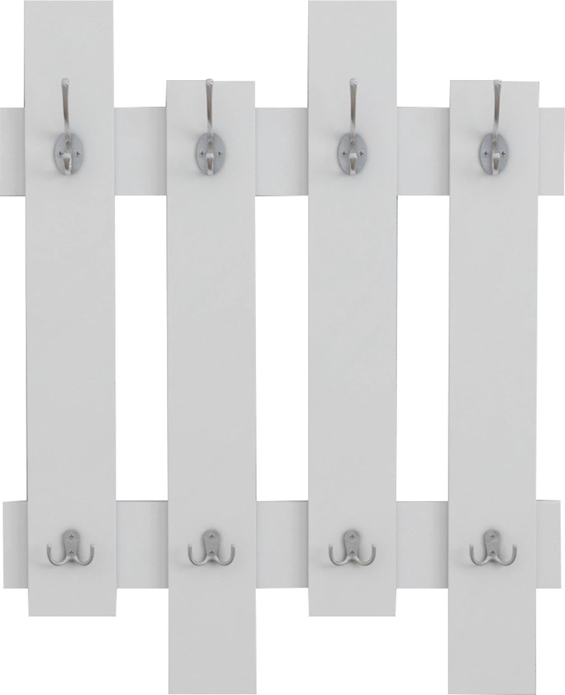 Varëse muri për pallto WESSON, melaminë, ngjyrë e bardhë, FH8940.11, 64x4x79H cm