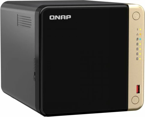 Server NAS QNAP TS-464-8G, 4-bay, 8GB RAM, 2x2.5GbE, 2x M.2 NVMe, HDMI 4K, zi/ari