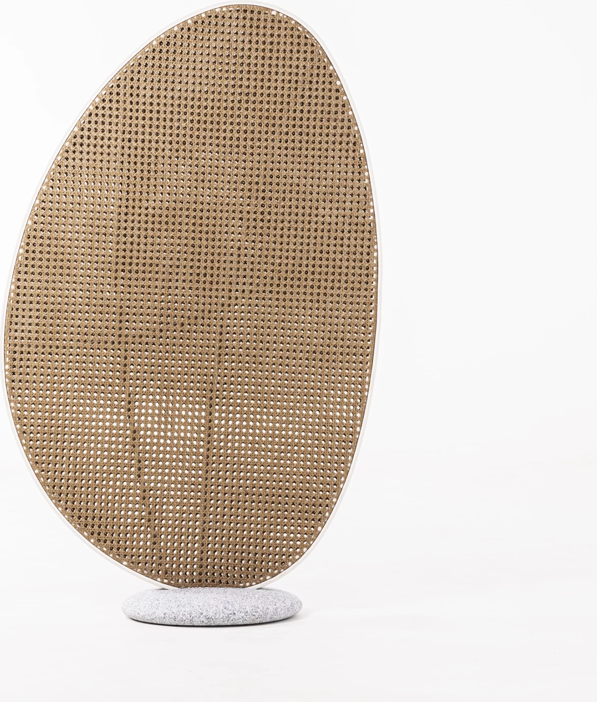 Përndarës alumini KOMORABI (S), kornizë ngjyrë fildishi, thurje bezhë, CD6181.01, 108x33x169cm