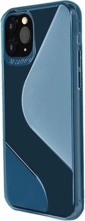 Mbështjellës Hurtel S-Case për Huawei P Smart 2020, TPU, Blu