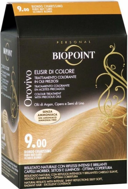 Ngjyrë për flokë Biopoint Orovivo 6.38 bionde, 100 ml