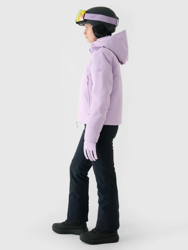 Jakne skijimi për femra 4f, e zezë