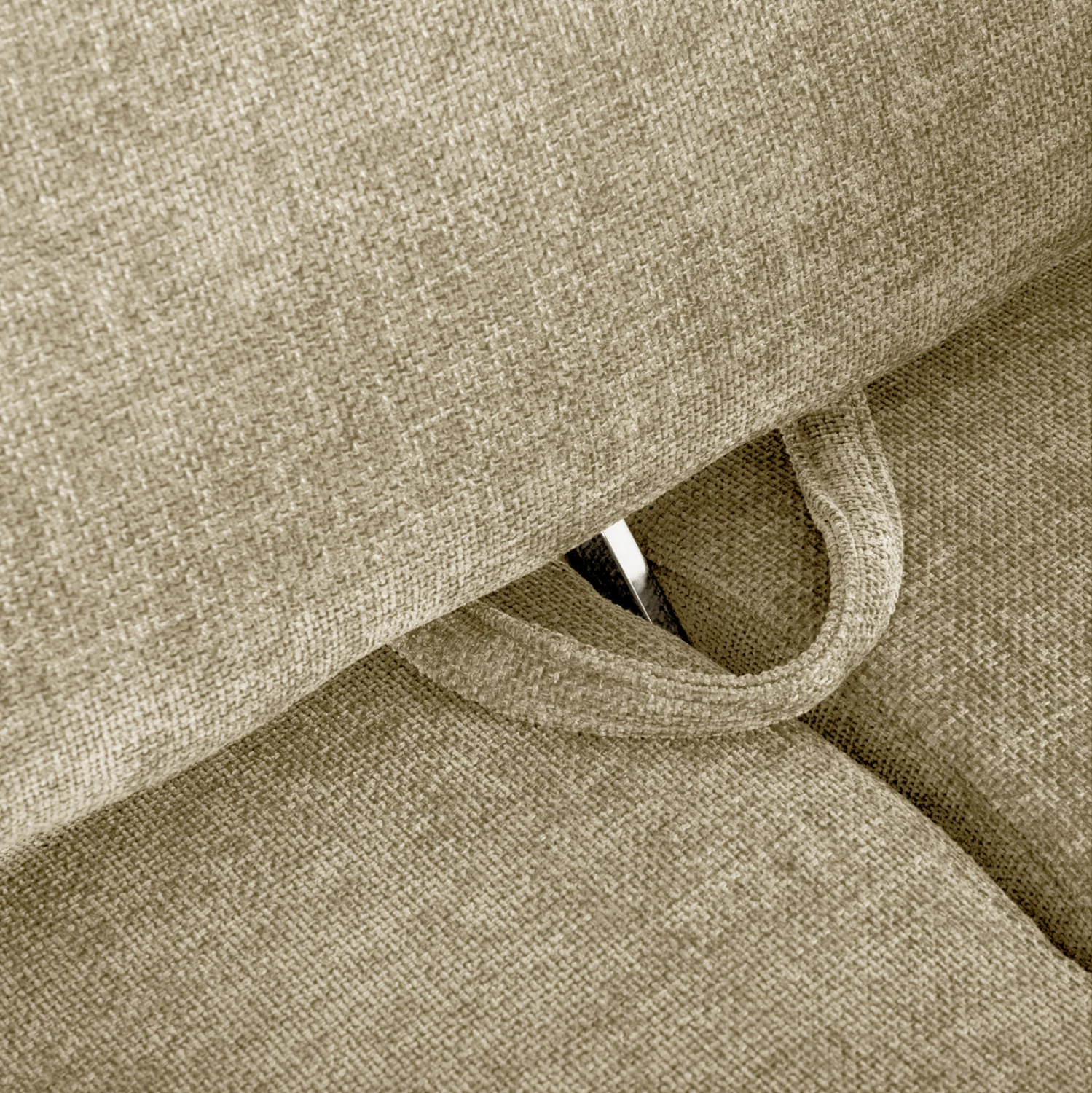 Shtrat divan këndor (djathtas) CONVERT FH3268.01R, pëlhurë ecru, 283x188x100H cm