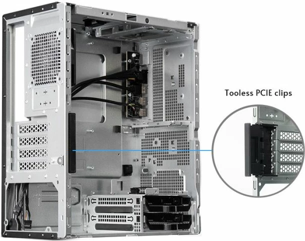 Kasë CHIEFTEC UNI BS-20B-OP mATX/mini-ITX, USB 3.2 Gen1 Type-C, pa furnizim rryme, e zezë
