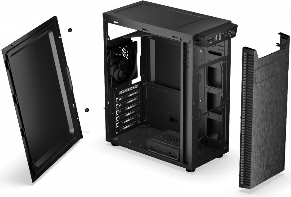 Kasë Endorfy Armis 100 Solid EY2A015, Tower, e zezë