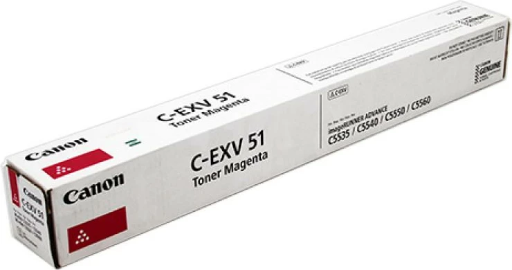Toner Canon C-EXV 51, magenta, deri 24,000 faqe