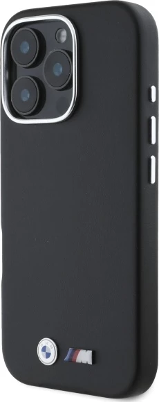 Mbështjellës BMW M Smooth Full Wrapped Metal MagSafe për iPhone 16 Pro, Zi