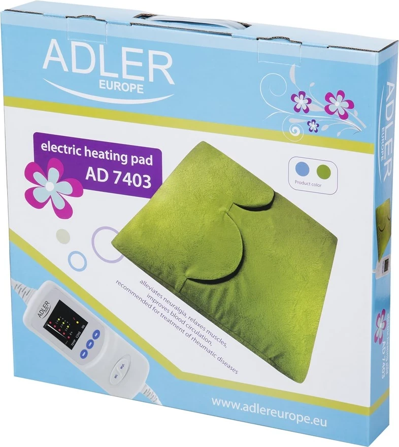 Ngrohës elektrik për këmbë Adler AD 7403, Jeshile