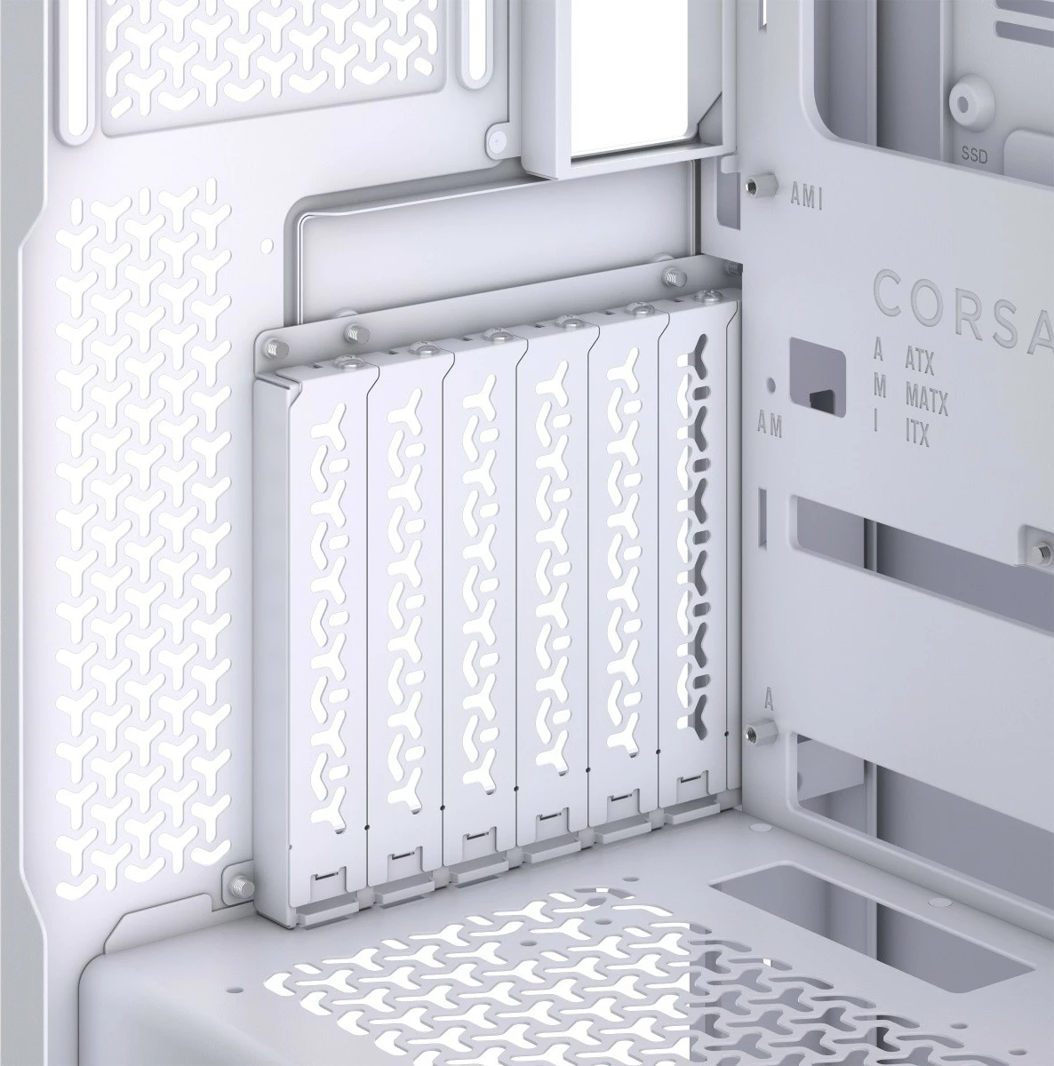Kasë Corsair 3500X ARGB TG, Midi Tower, e bardhë