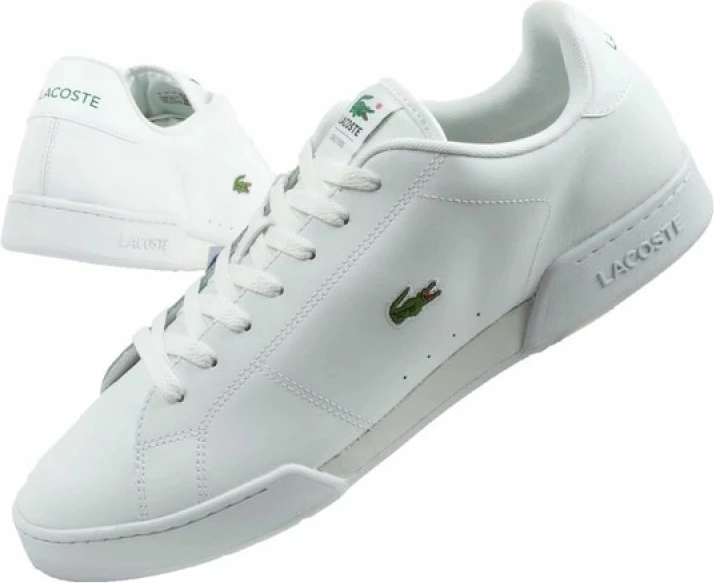 Këpucë të ulëta për meshkuj Lacoste, të bardha