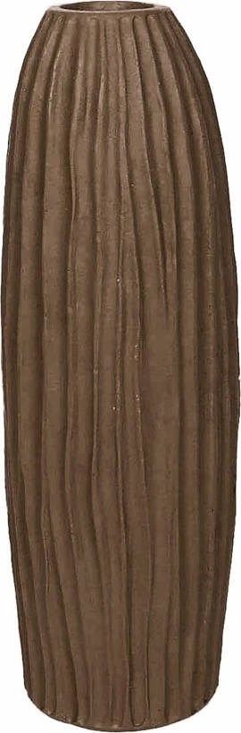 Vazo Athena, ngjyrë kafe, 18x18x45 cm