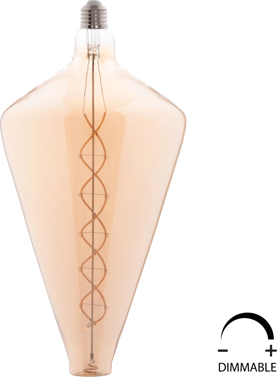 Llambë LED filament 8W E27 3000K ngjyrë ari, e zbehtë