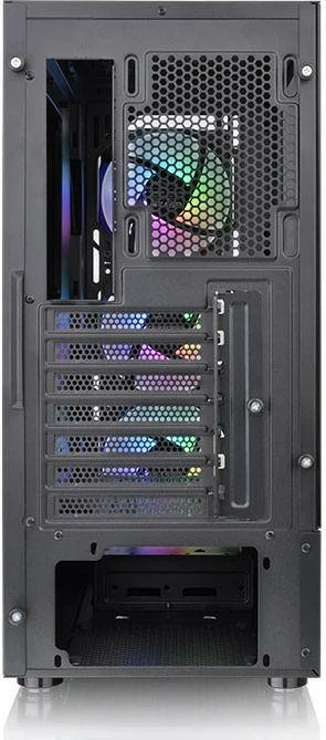 Kasë Thermaltake View 200 ARGB*3, Midi Tower, xham i temperuar, e zezë