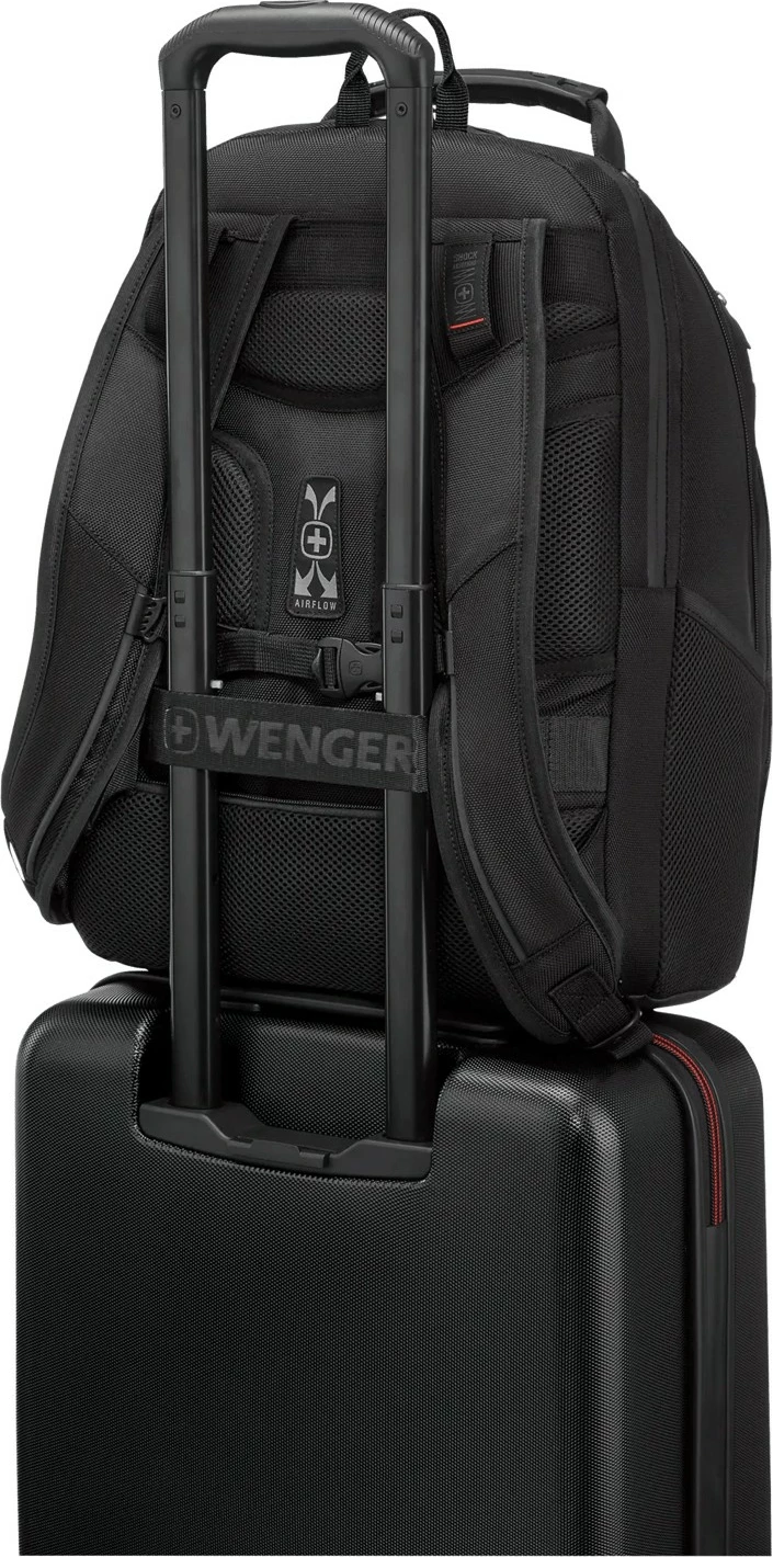 Çantë shpine Wenger Legacy Black Series 16 inç, e zezë