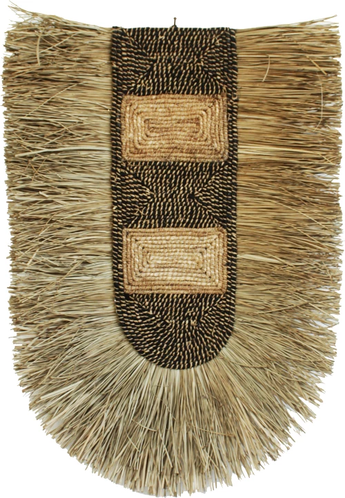 Dekor për mur Baffen I Inart, ngjyrë natyrale, 60x85x10cm