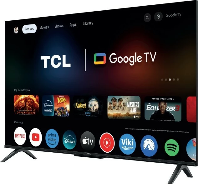 TV LED TCL 43P7K 43\" 4K UHD QLED Google TV, zi
