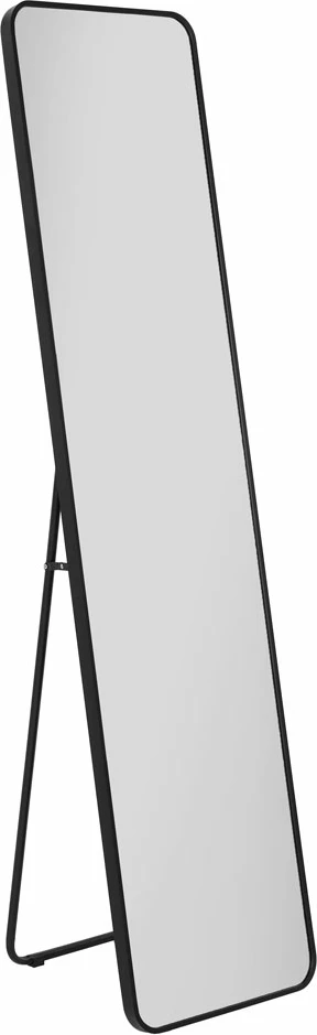 Pasqyrë dyshemeje Lisso, e zezë, 40x165cm