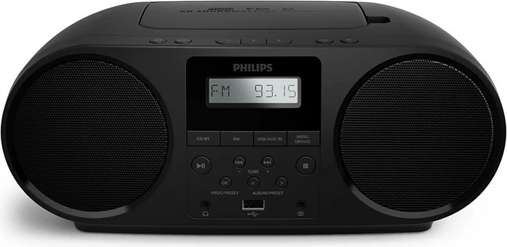 Boombox CD Philips TAZ5000/10 Bluetooth 5.4 FM USB AUX MP3 4W i zi