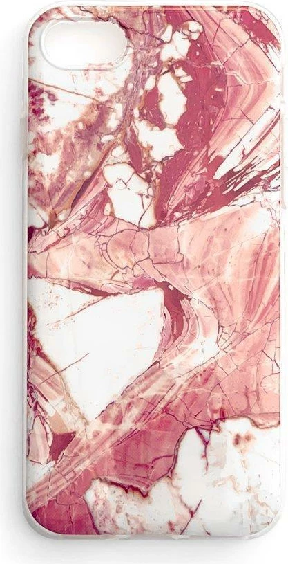 Mbështjellës Wozinsky Marble për Samsung Galaxy A73, TPU, Rozë