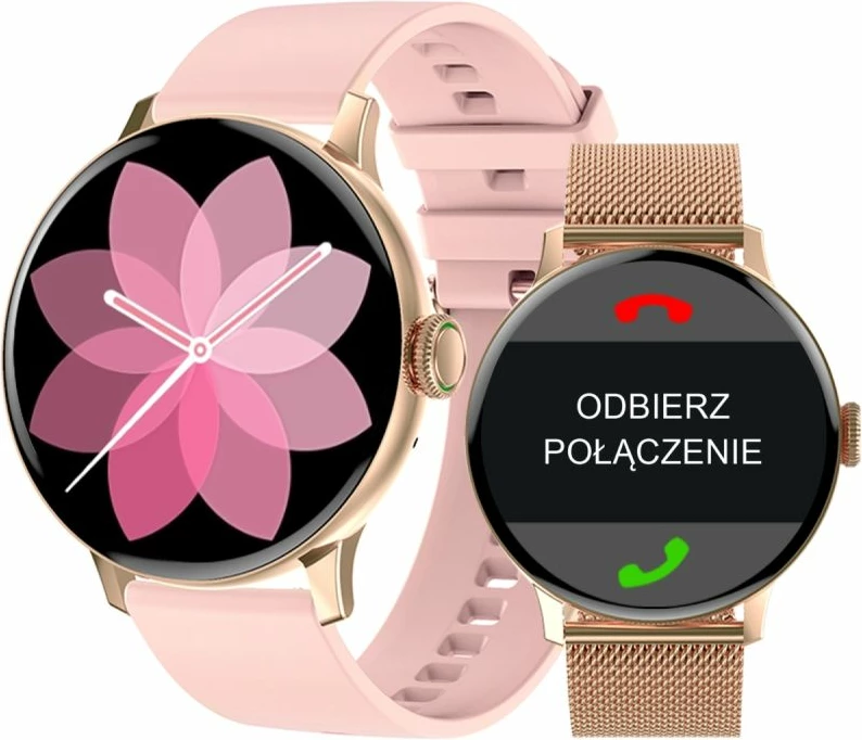 Smartwatch për femra Giewont, rozë