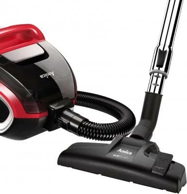 Fshesë me korrent pa qese Amica VM3044 BAGIO, 2L, 900W, E kuqe