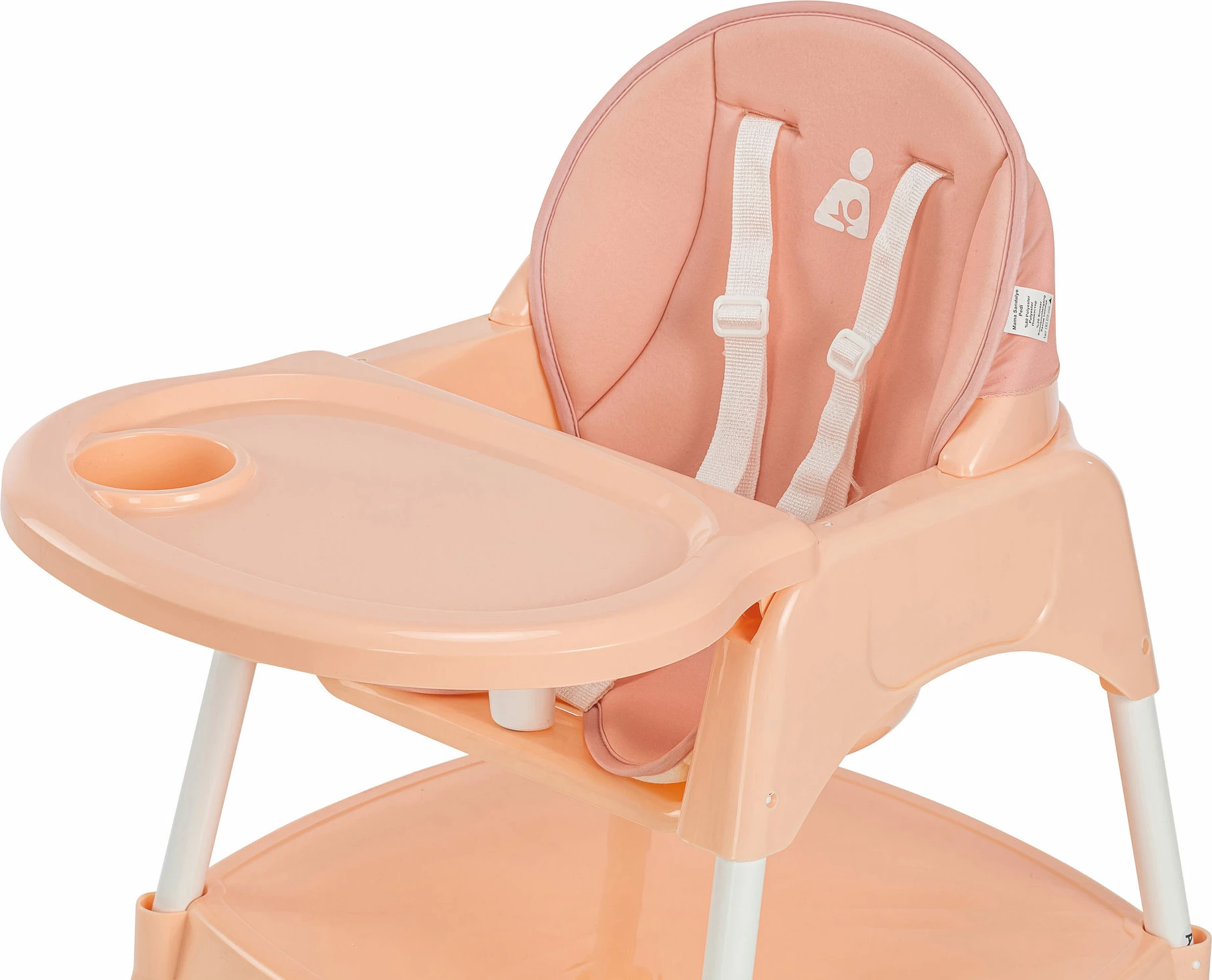 Karrige për bebe 3n1, ngjyrë salmon, Evila Originals