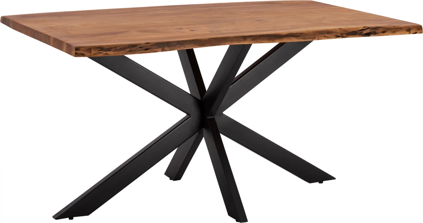 Tavolinë ngrënieje Montana Superior, dru akacie masiv, 160x90x77cm, trashësi 3.5cm, FH8481.11