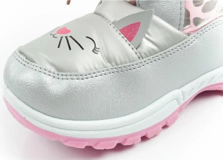 Çizme dimri për fëmijë Leomil, vajza, rozë/argjend