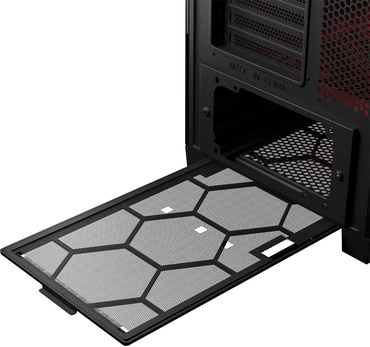 Kasë, MODECOM Volcano Expanse S Apex ARGB (AT-EXPANSE-SG-10-000000-0002), Midi Tower ATX, 4x140mm ARGB, panel xhami i temperuar, USB-C, e zezë