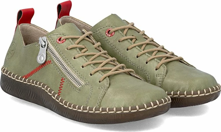 Këpucë Rieker për femra, të gjelbra