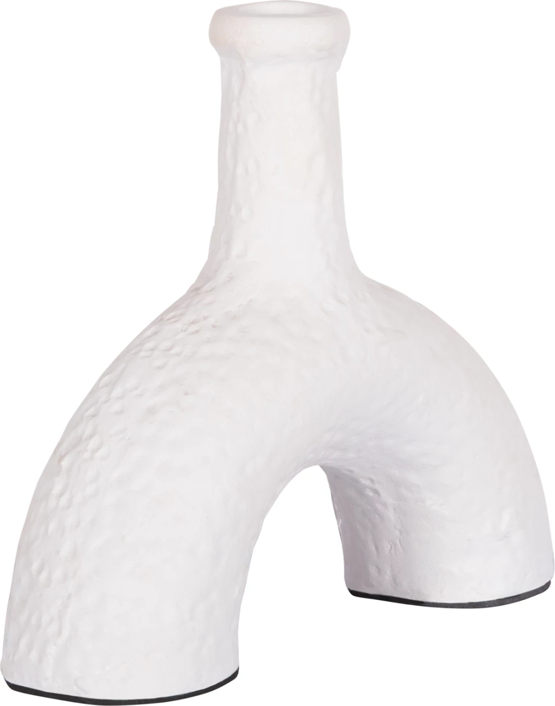 Vazo dekorative CLAYVON FH4403 terrakota, ngjyrë e bardhë, 23.5x7.5x21 cm.